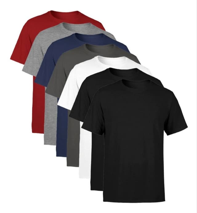 Imagem de 7 CAMISETAS DE ALGODÃO na loja Mercado Livre