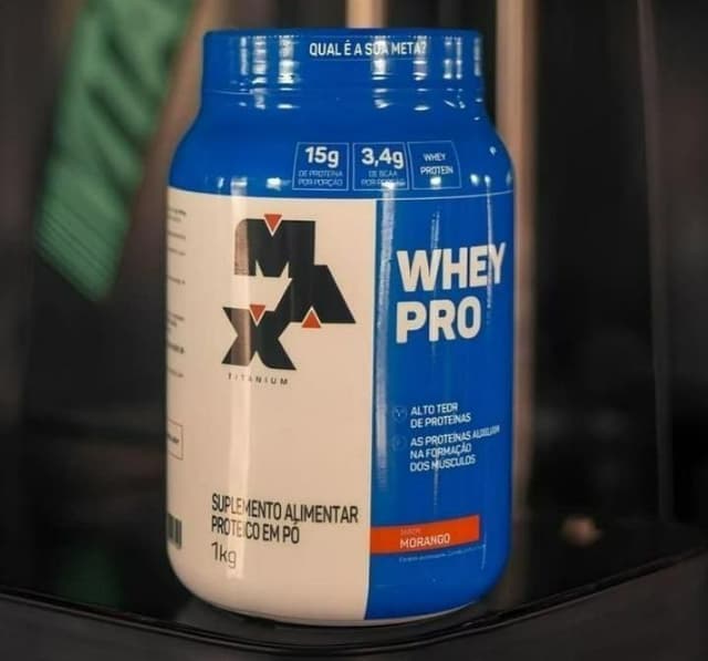 Imagem de Whey Pro Max Titanium Concentrado 1kg na loja Mercado Livre