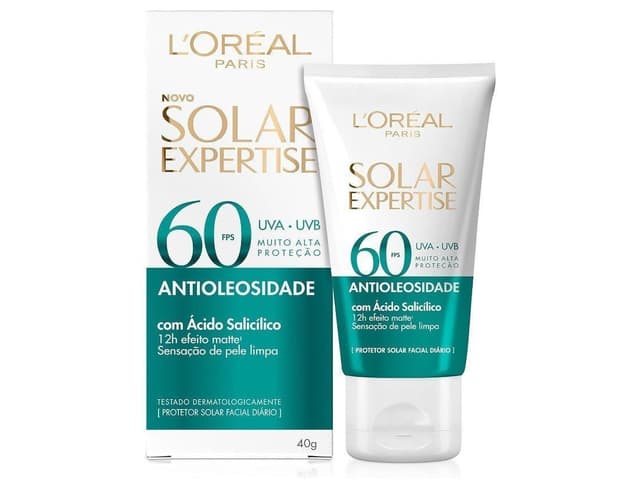 Imagem de L'Oréal Paris Protetor Solar Facial Antioleosidade FP60 40g na loja Amazon