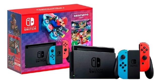 Imagem de Console Nintendo Switch V2 | Edição Mario Kart 8 | Jogo Incluso na loja Mercado Livre