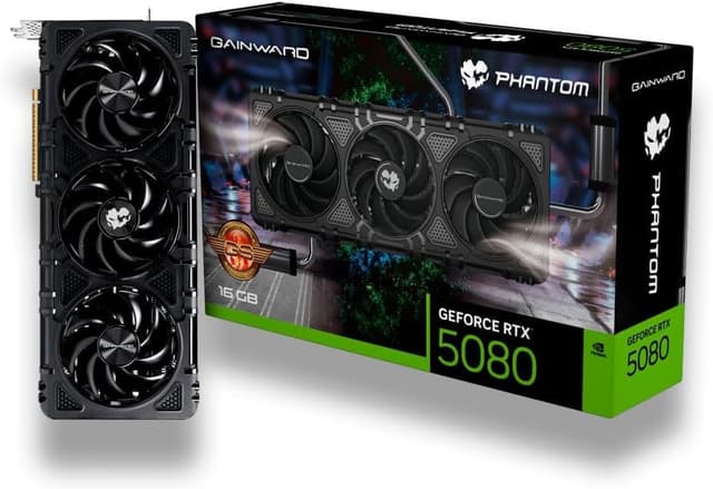 Imagem de PLACA DE VIDEO NV RTX 5080 16GB PHANTOM GS GDDR7 na loja Amazon