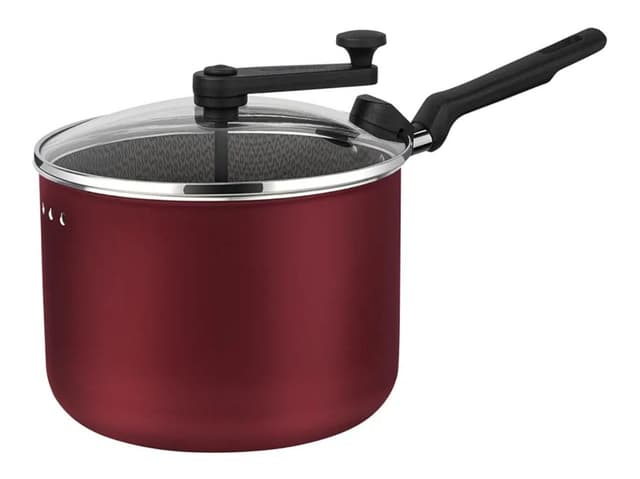 Imagem de Tramontina Pipoqueira 20cm 3,5L Loreto Vermelho Alumínio Com Revestimento Antiaderente na loja Amazon
