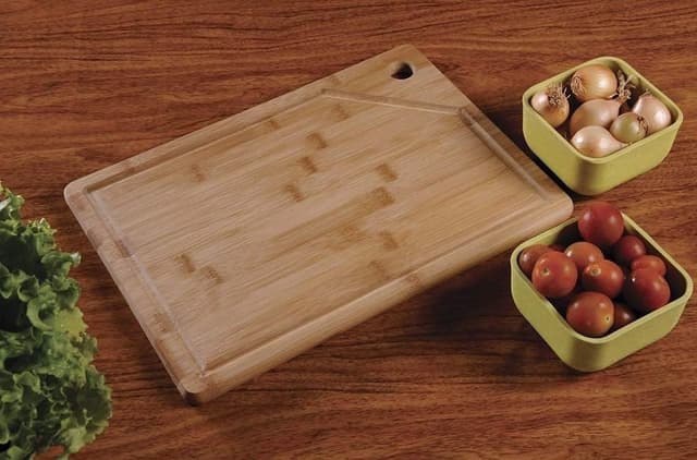 Imagem de Tábua Retangular Bamboo 30x20cm na loja Amazon