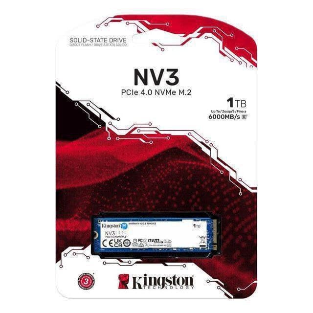 Imagem de SSD NVME Kingston NV3 1TB 6000MB/s na loja Mercado Livre