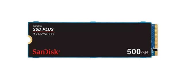 Imagem de SSD M.2 NVMe Sandisk Plus 500GB 2400MB/s na loja Mercado Livre