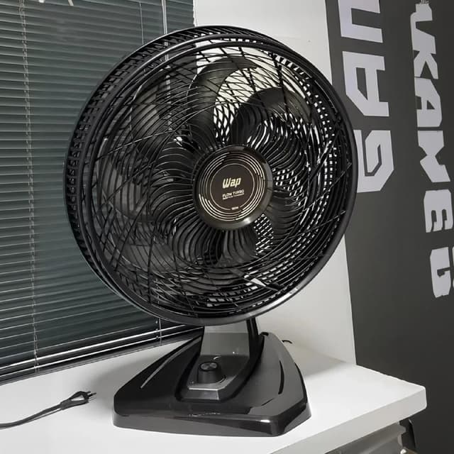 Imagem de Ventilador WAP FLOW TURBO 50cm | 8 Pás | 3 Velocidades | Tecnologia Silenciosa e Econômica | 127V na loja Amazon