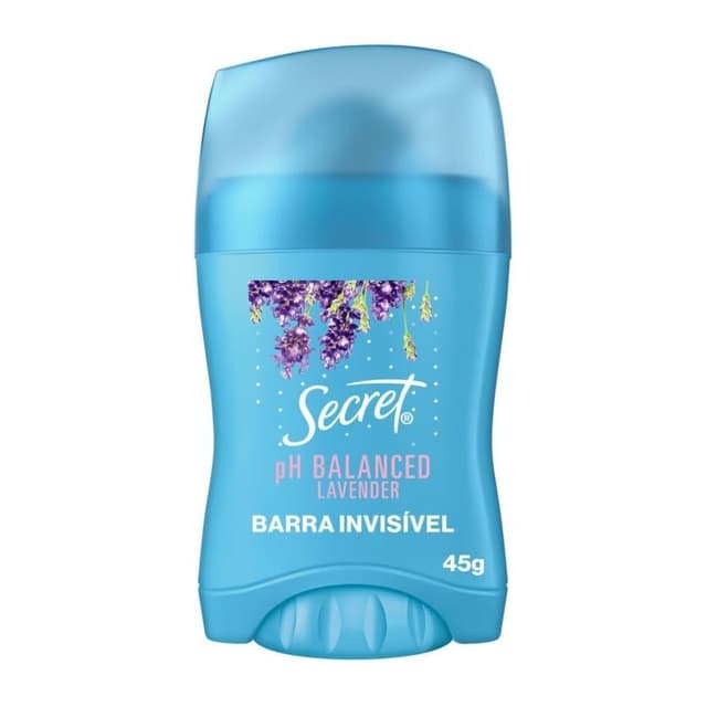 Imagem de Desodorante Antitranspirante Barra Secret Aroma de Lavanda 45g na loja Amazon