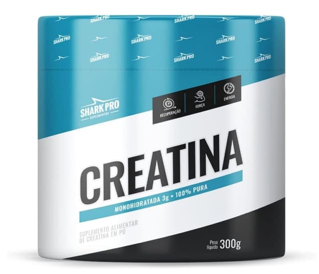 Imagem de Sharkpro Creatina Monohidratada 300G Sabor Natural na loja Amazon