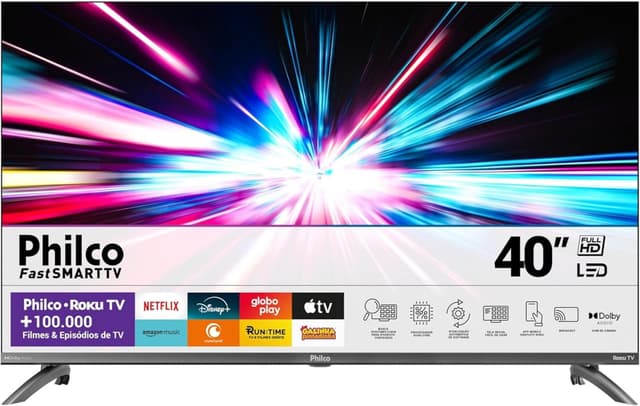 Imagem de Smart Tv Philco 40" FHD Android 11 Tv Hdr10 Dolby Audio na loja Amazon