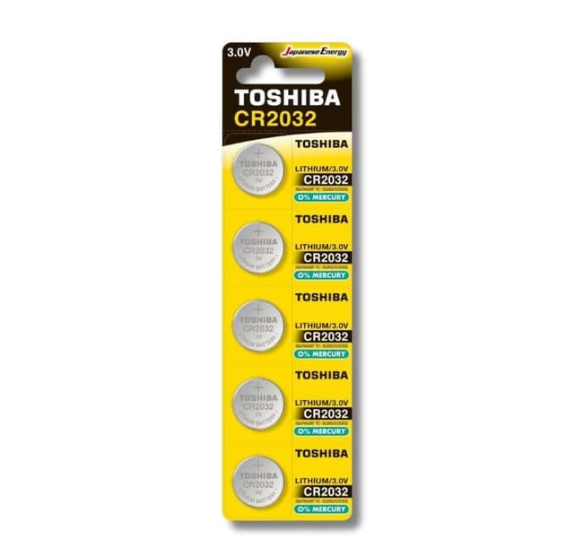 Imagem de 5 un. Pilha Moeda Lithium 3V CR2032 Toshiba na loja Amazon