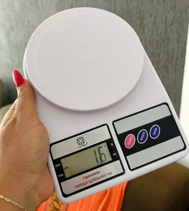 Imagem de Balança Digital de Cozinha 10kg Precisão 1g Portátil Eletrônica na loja Mercado Livre