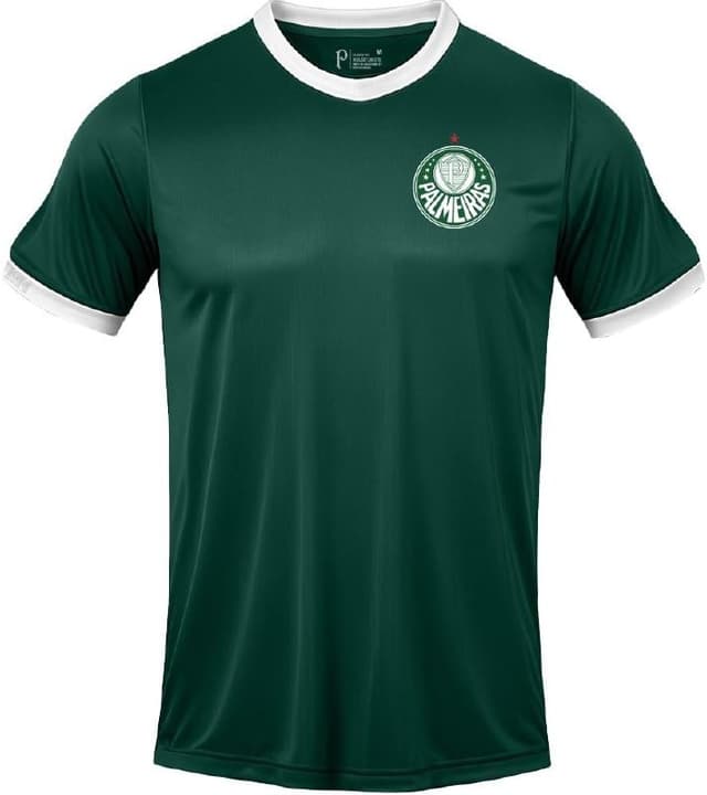 Imagem de Camiseta Palmeiras 1914 II Masculina | Homenagem à História do Verdão | Leve e Confortável na loja Amazon