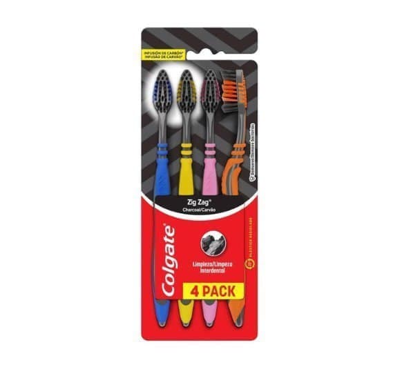 Imagem de Pack 4 Un. Escova De Dente Colgate ZigZag na loja Amazon
