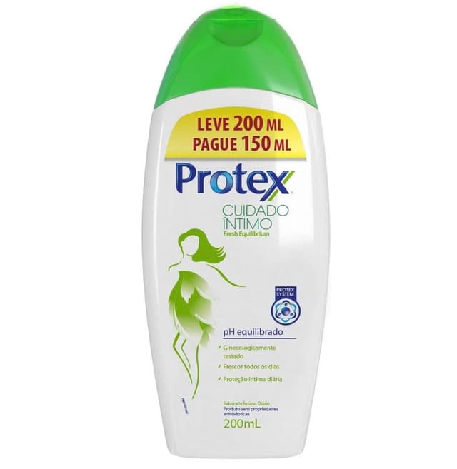 Imagem de Sabonete Íntimo Líquido Protex Cuidado Íntimo Fresh Equilibrium 200ml na loja Amazon