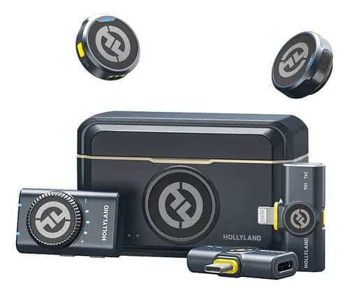 Imagem de Microfone Hollyland Lark M2 Duo Combo Duplo Para 2 Pessoas na loja Mercado Livre