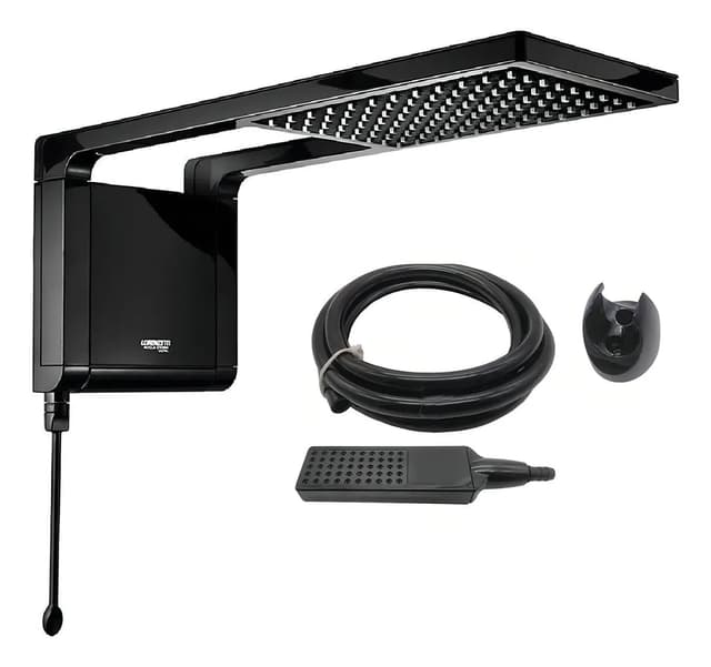 Imagem de Chuveiro Elétrico De Parede Lorenzetti Acqua Ultra Storm preto 7800W 220V na loja Mercado Livre