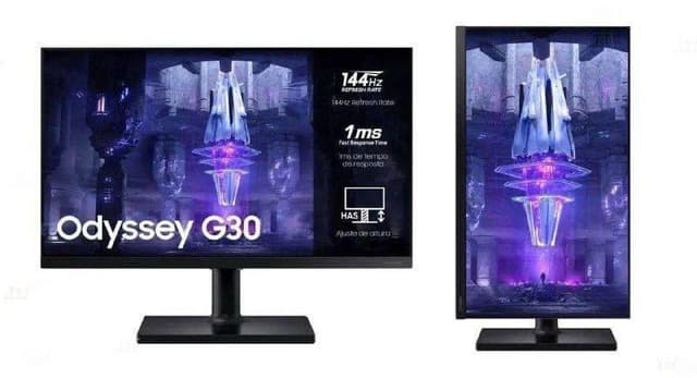 Imagem de Monitor Samsung Odyssey G30, 24", Full HD, VA, 144Hz na loja Mercado Livre