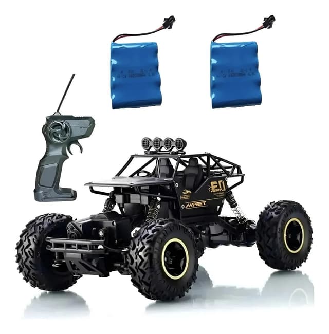 Imagem de Carrinho Rock Crawler Rc 4x4 Off Road 1:16 + Bateria Reserva na loja Mercado Livre