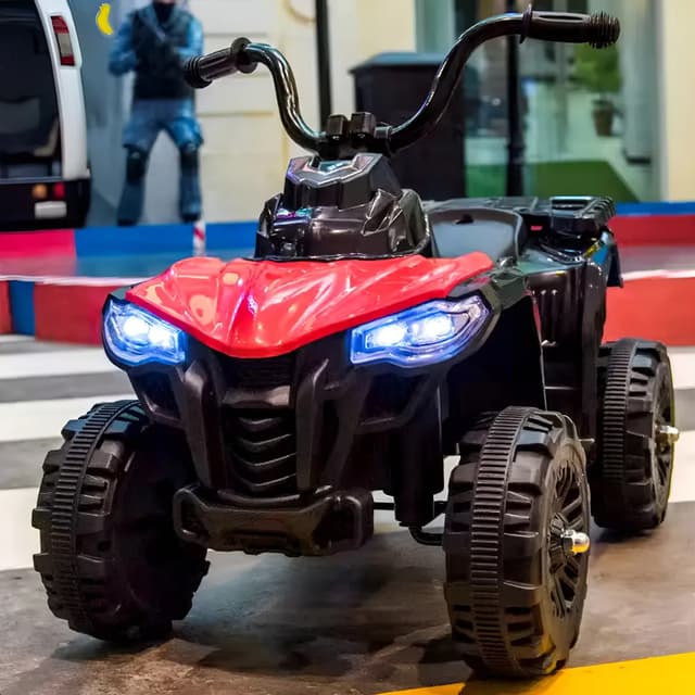 Imagem de Mini Quadriciclo Motoca Elétrica 6v Frente Ré Som Luz Bivolt na loja Mercado Livre