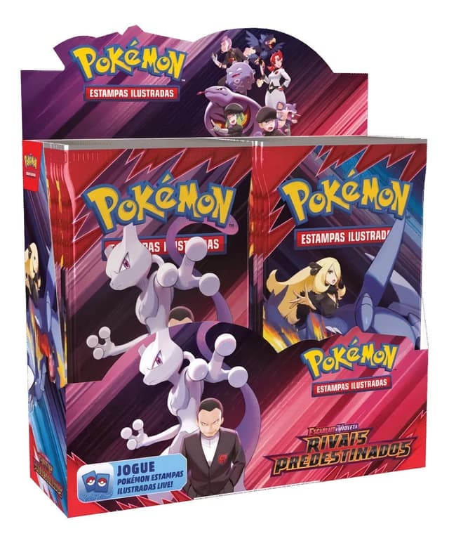 Imagem de Cartas Pokémon Box 36 Boosters Rivais Predestinados Copag na loja Mercado Livre