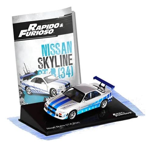 Imagem de Velozes E Furiosos, 1999 Nissan Skyline Gt-r R34 Brian Prateado na loja Mercado Livre