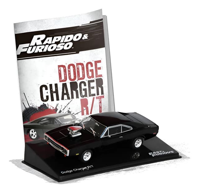 Imagem de Luppa Dodge Charger R/t 1970, Escala 1:43, Colecionável. Preto na loja Mercado Livre