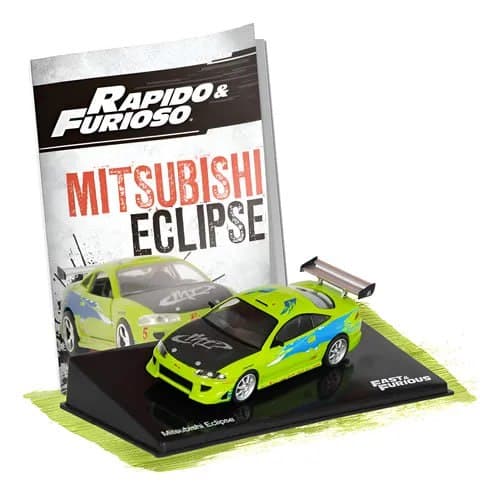 Imagem de Luppa Velozes E Furiosos, 1995 Mitsubishi Eclipse, 1:43 Verde na loja Mercado Livre