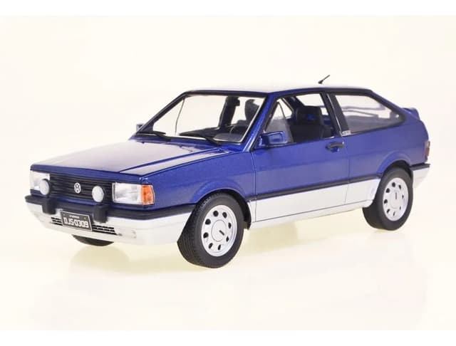 Imagem de Miniatura Volkswagen Gol Gti 1989 Azul 1:24 California Toys na loja Mercado Livre