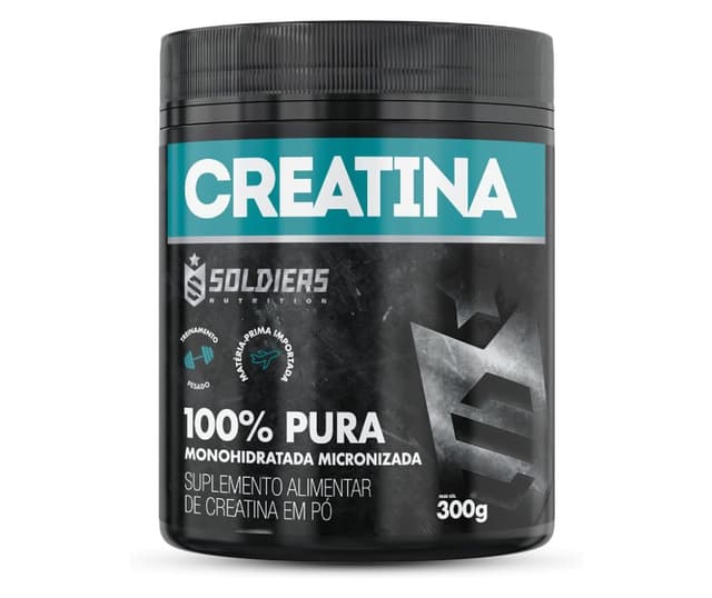 Imagem de Creatina Soldiers Nutrition Pote 300g na loja Amazon