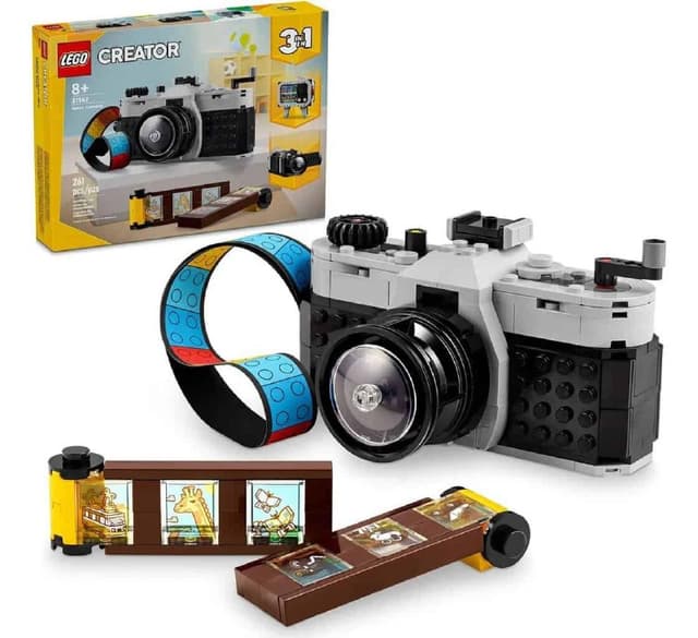 Imagem de LEGO CÂMERA RETRÔ QUE VIRA 3 BRINQUEDOS DIFERENTES na loja Mercado Livre