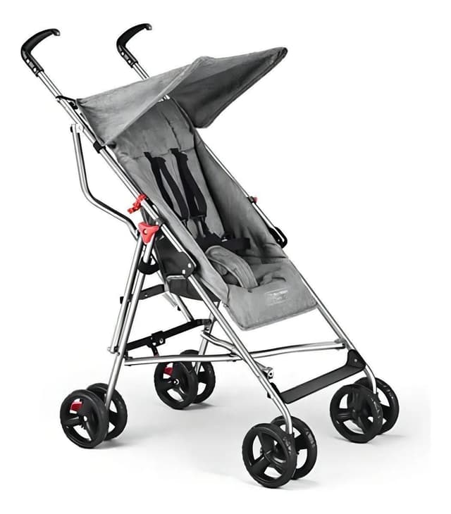 Imagem de Carrinho de Bebê Guarda Chuva Pocket Cinza Multikids Baby na loja Mercado Livre