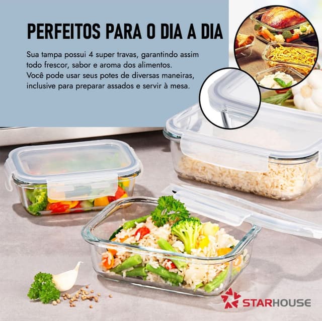 Imagem de CHEGA DE DESCULPA PARA NÃO LEVAR COMIDA FEITA EM CASA na loja Mercado Livre