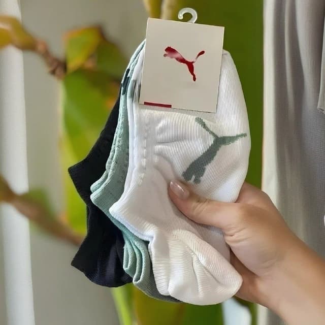 Imagem de Kit 09 Pares de Meias Puma Sapatilha Cano Baixo na loja Mercado Livre