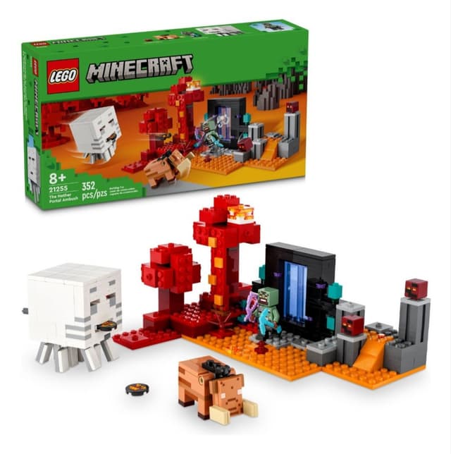 Imagem de LEGO Minecraft - A Emboscada no Portal do Nether na loja Mercado Livre
