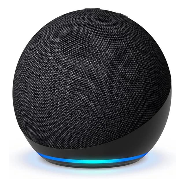 Imagem de Echo Dot (Geração mais recente) - Melhor Som Lançado, Cor Preta na loja Amazon
