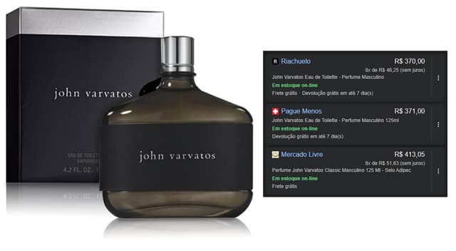 Imagem de John Varvatos Classic Edt 125 ml na loja Amazon